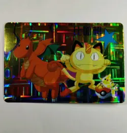 Pocket Monsters Anime Collection 1998 Vending Prism Sticker #29 Pokemon - Image 1