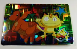 Pocket Monsters Anime Collection 1998 Vending Prism Sticker #29 Pokemon - Image 2