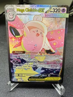 Pokemon TCG Mega Clefable Ex 119/088 from Me:03 Perfect Order, SIR Holo NM - Image 1