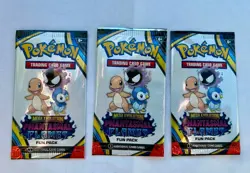 POKEMON PHANTASMAL FLAMES MEGA EVOLUTION FUN PACK PROMO BUNDLE (3) - SEALED 🔥🔥 - Image 1