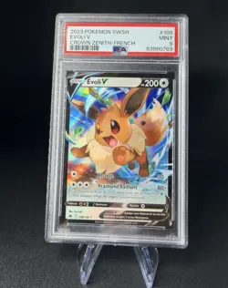 Carte Pokemon Evoli V 108/159 Zenith Supreme PSA 9 Mint - Image 1