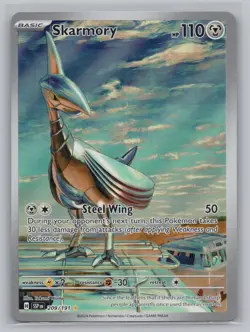 Skarmory 209/191 Illustration Rare Surging Sparks Pokemon NM/M - Image 1