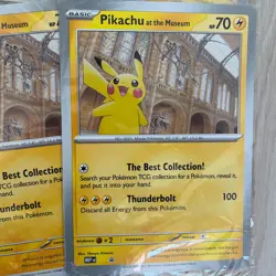 10 x Pokemon Pikachu at the Natural History Museum Sealed Jumbo Promo SVP - Image 2