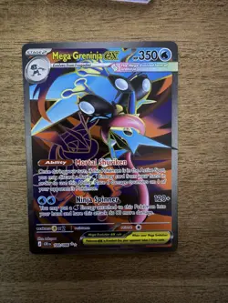 Pokemon TCG Mega Greninja Ex 100/86 Chaos Rising EN pack fresh 1 - Image 1