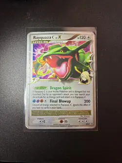 Rayquaza C LV.X DP47 - Diamond and Pearl Black Star Promo Holo Pokemon - HP/DAM - Image 1