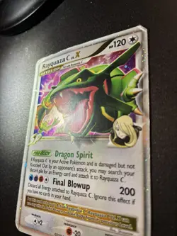 Rayquaza C LV.X DP47 - Diamond and Pearl Black Star Promo Holo Pokemon - HP/DAM - Image 5