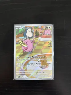 Pokemon TCG Chansey 187/167 Sv06 Twilight Masquerade SIR English - Near Mint #2 - Image 1