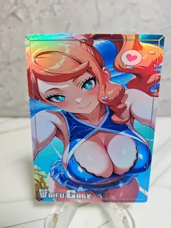 Sonia Trading Card Waifu Goddess Story Anime Girl holo Karte Manga Full Art - Image 1