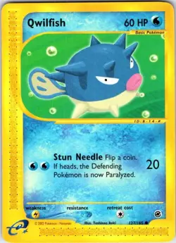 Pokemon | Expedition | Qwilfish | 127/165 | Normal | NM - Image 1
