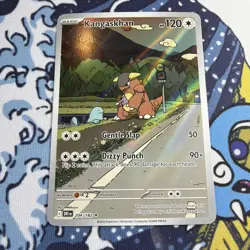 Pokemon TCG Destined Rivals Kangaskhan Illustration Rare 204/182 Fresh From Pack - Image 1