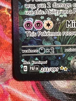 Pokemon TCG Gardevoir ex 233/091 SV: Paldean Fates Secret Illustration Rare NM - Image 5