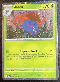 🌀Fart Swirl🌀 Gloom 002/094 Phantasmal Flames Cosmos Holo Promo Pokemon NM - Image 1