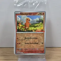 Pokemon TCG Charmander 004/165 GAMESTOP Promo Sealed - Image 1
