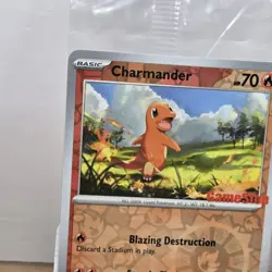 Pokemon TCG Charmander 004/165 GAMESTOP Promo Sealed - Image 2