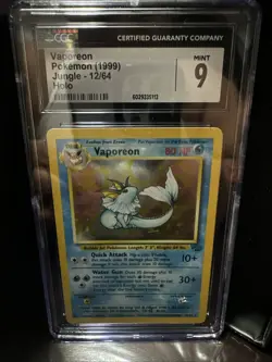 1999 Pokemon Jungle Vaporeon Holo Rare - Image 1