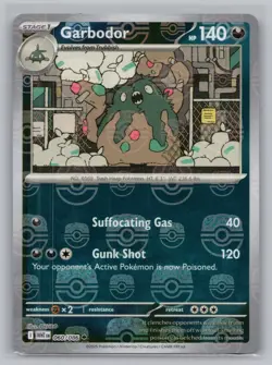 Garbodor (Master Ball Pattern) 060/086 Uncommon White Flare Pokemon NM/M - Image 1
