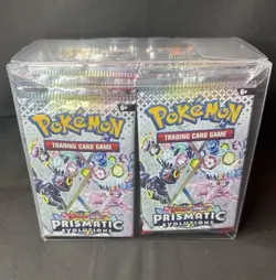 Pokemon TCG Prismatic Evolutions Booster Pack Sealed (Lot of 36) And Case - Image 1