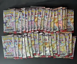 Pokemon TCG Prismatic Evolutions Booster Pack Sealed (Lot of 36) And Case - Image 2