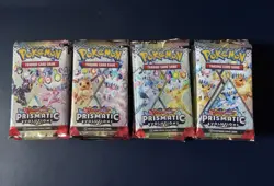36x Pokemon TCG Prismatic Evolutions Booster Packs Lot - Image 1