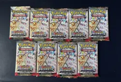 36x Pokemon TCG Prismatic Evolutions Booster Packs Lot - Image 3