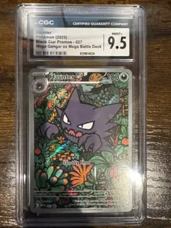Haunter 2025 Pokemon MEP Black Star Promos #027 CGC 9.5 - Image 1