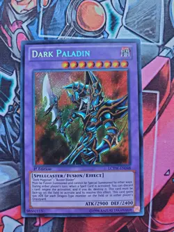 Yugioh! LP Dark Paladin - LCYW-EN048 - Secret Rare - 1st Edition Lightly Played, - Image 1