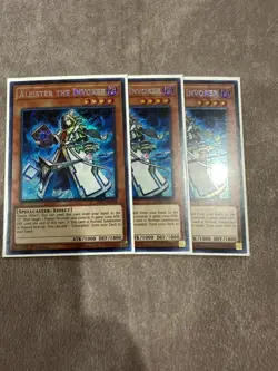 Yugioh - 3x - Aleister the Invoker - 1st SHVA-EN040 - Secret Rare - NM - Image 1