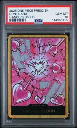 One Piece Boa Hancock Gold Don!! Premium Booster PRB02 English PSA 10 - Image 1