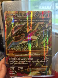 Pokemon JUMBO/Oversized Card Mega M Rayquaza EX Full Art XY 98/98 - Image 1