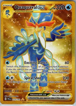 Quaquaval ex 273/193 SV02: Paldea Evolved - Pokemon Card - NM - Image 1