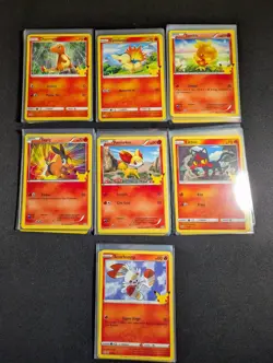 2021 Pokemon McDonald's 25th Anniversary Non Holo Lot (198 Cards) - Image 3