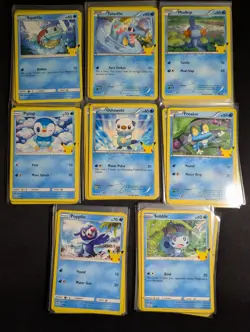 2021 Pokemon McDonald's 25th Anniversary Non Holo Lot (198 Cards) - Image 4