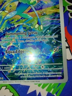 Frogadier 089/086 Chaos Rising IR 2026 NM card in hand RH Frogadier 021/086 - Image 4