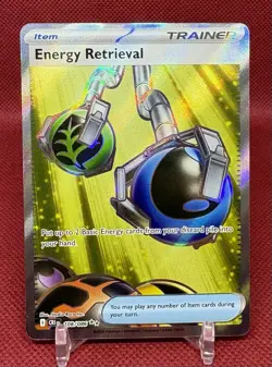 Pokemon Card - Energy Retrieval - Full Art Ultra Rare (108/086) Chaos Rising NM - Image 1