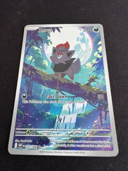 Zorua Illustration Rare - POKEMON CARD - White Flare 142/086 NM - Image 1