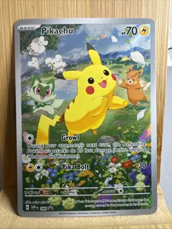 Pikachu 088 Sv: Scarlet & Violet Promo Cards Holo NM - Image 1