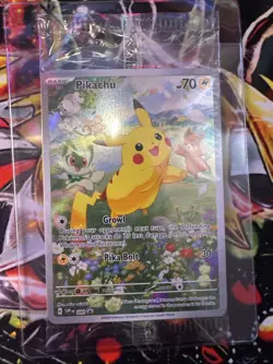 Pikachu SVP 088 - SEALED - S&V Black Star Promo (4 Cards) - Pokemon TCG - Image 1