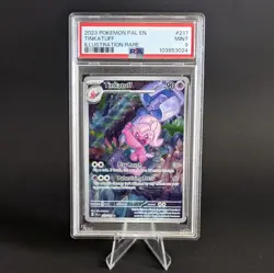 PSA 9 Mint Tinkatuff Paldea Evolved 217/193 Illustration Rare Pokemon Card - Image 1