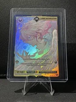 VCard: Divine Chaos 1st Edition Lord Aethelstan Ultra Rare 10 Holo Card - Image 1