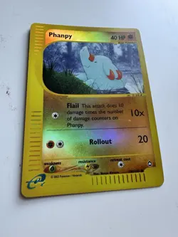 Phanpy 100/147 Aquapolis 2002 Reverse Holo E-Series Vintage Pokemon Card TCG - Image 2