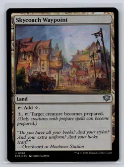 Skycoach Waypoint 261 Secrets of Strixhaven Magic: The Gathering Foil NM - Image 1