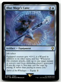Blue Mage's Cane #35 MTG Final Fantasy FIC NM X1 - Image 1