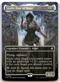 Giada Font of Hope Borderless MTG Foundations 298 R NM - Image 1