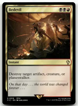 Bedevil #319 MTG Final Fantasy FIC NM X1 - Image 1
