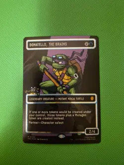 Donatello, the Brains (0085) (Borderless) (Surge Foil) Commander: Teenage Mutant - Image 2