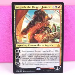 MTG Angrath, The Flame-Chained 152/196 Rivals Of Ixalon RIX Regular LP - Image 1