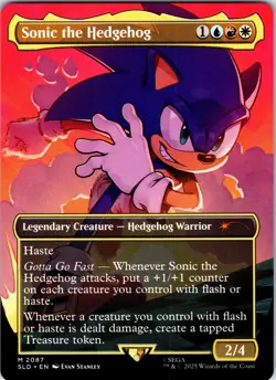 Sonic the Hedgehog M Secret Lair Drop Series 2087 NM - Image 1