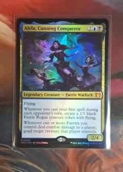 Alela, Cunning Conqueror Magic: The Gathering WOC Woe Commander NM Condition - Image 1