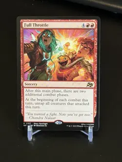 MTG Magic the Gathering Aetherdrift Full Throttle 127 Rare - Image 1