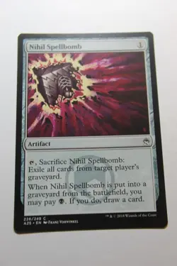 MTG Nihil Spellbomb x1- -Masters 25-Lightly Played - Image 1